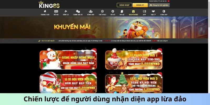 Chiến lược để người dùng nhận diện app lừa đảo